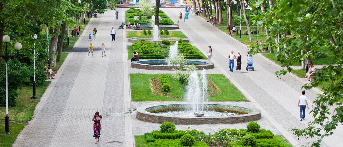 Городской сад (парк Горького) в Краснодаре