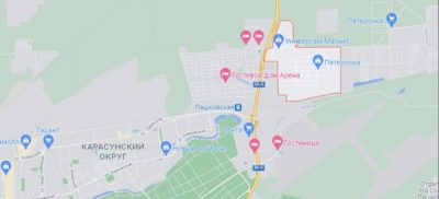 Поселок Знаменский на карте