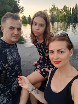Мы с семьей в парке Галицкого в Краснодаре. Путешествие из Европы в Краснодар
