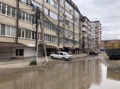 Подтопления улиц в Краснодаре после обильного дождя