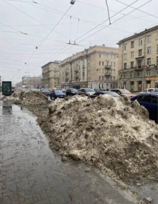 Питерская зима накануне отъезда в Краснодар