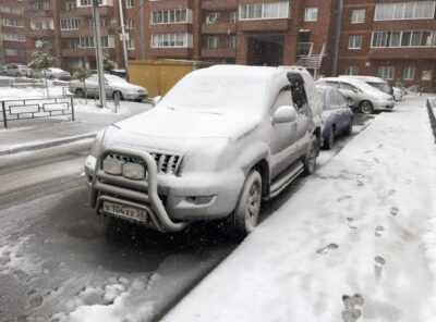 Сделал фото в день выезда из Иркутска в Краснодар 